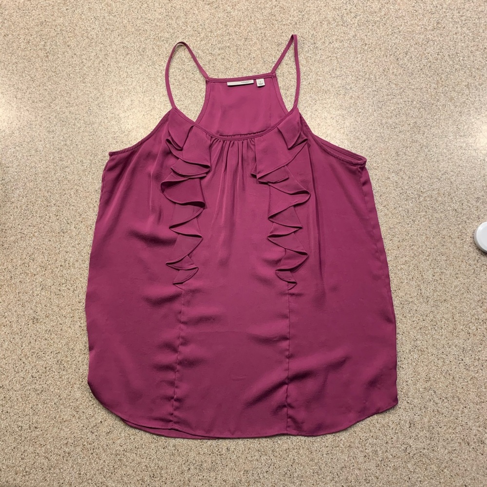Halogen Ruffle Tank Top - Picture 1 of 7